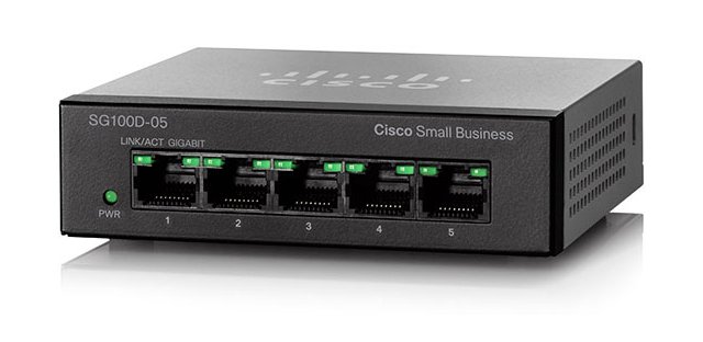Cisco 5 ポートスイッチ