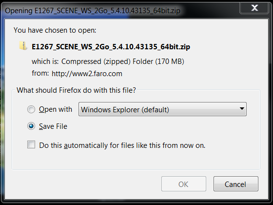 SCENE WebShare 2Goインストールファイル